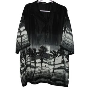 Ferugini Mens Hawaiian Shirt 5XL Short Sleeve Button Down